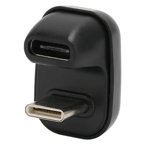 USB Type-C адаптер угловой U-образный, переходник Type-C male-female, быстрая передача данных 40 МБ/