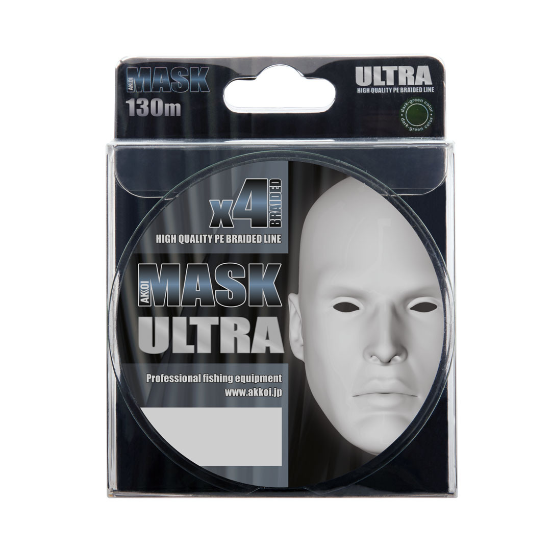 Леска плетёная AKKOI MASK ULTRA X4-110 (green) d0,06mm
