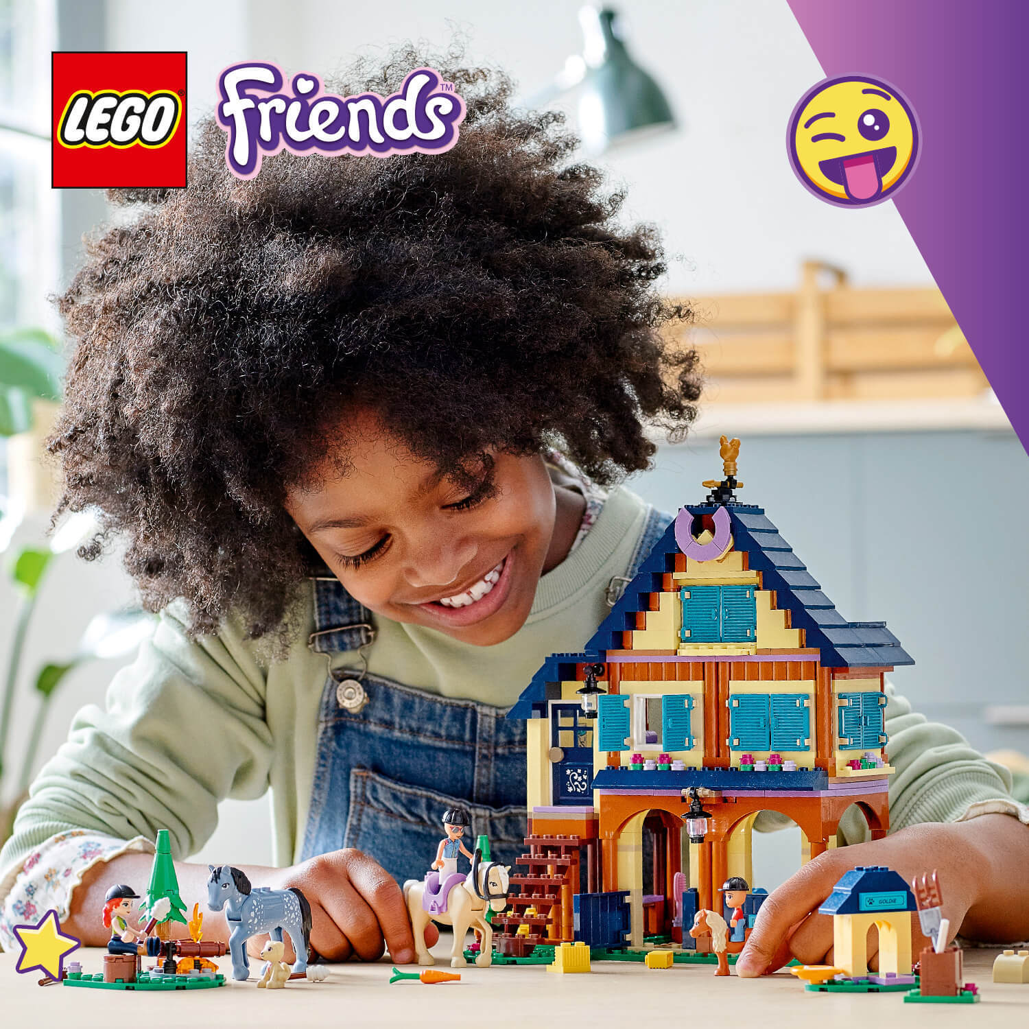 Конструктор LEGO Friends 41683 Лесной клуб верховой езды - купить с  доставкой по выгодным ценам в интернет-магазине OZON (900148519)