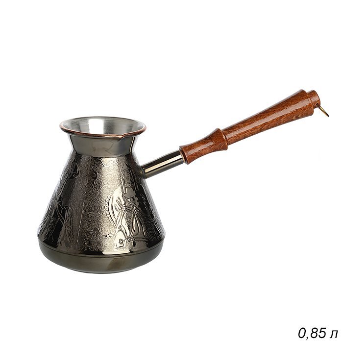 Турка для кофе медная 0,85 л. Русский дух. Турка для кофе медная 0,85 л. Русский дух.