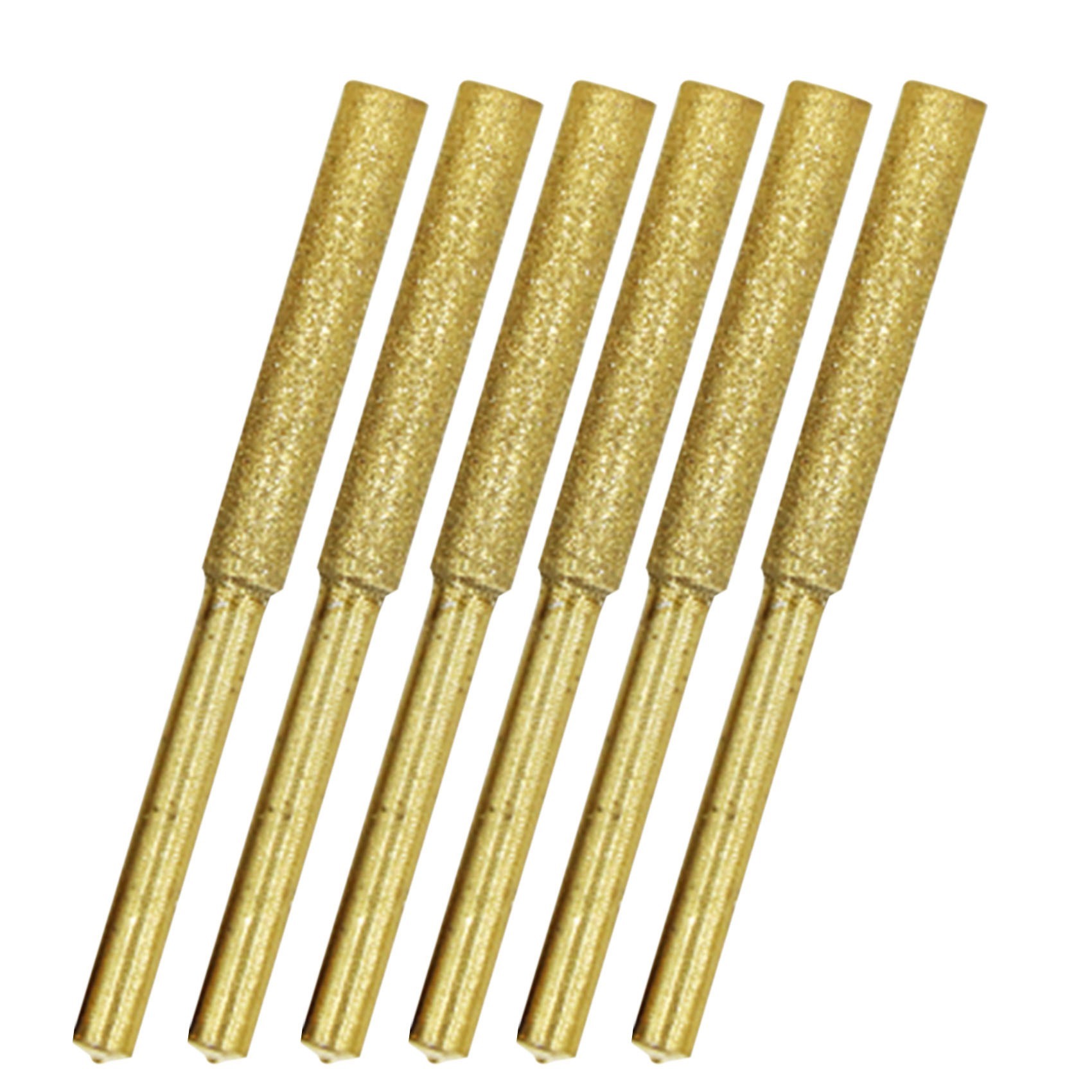 6шт.точилкадляцепныхпилподходитдляшлифованиянефрита,стеклаикарбидавольфрамаспомощьюцепнойпилы,4,0мм