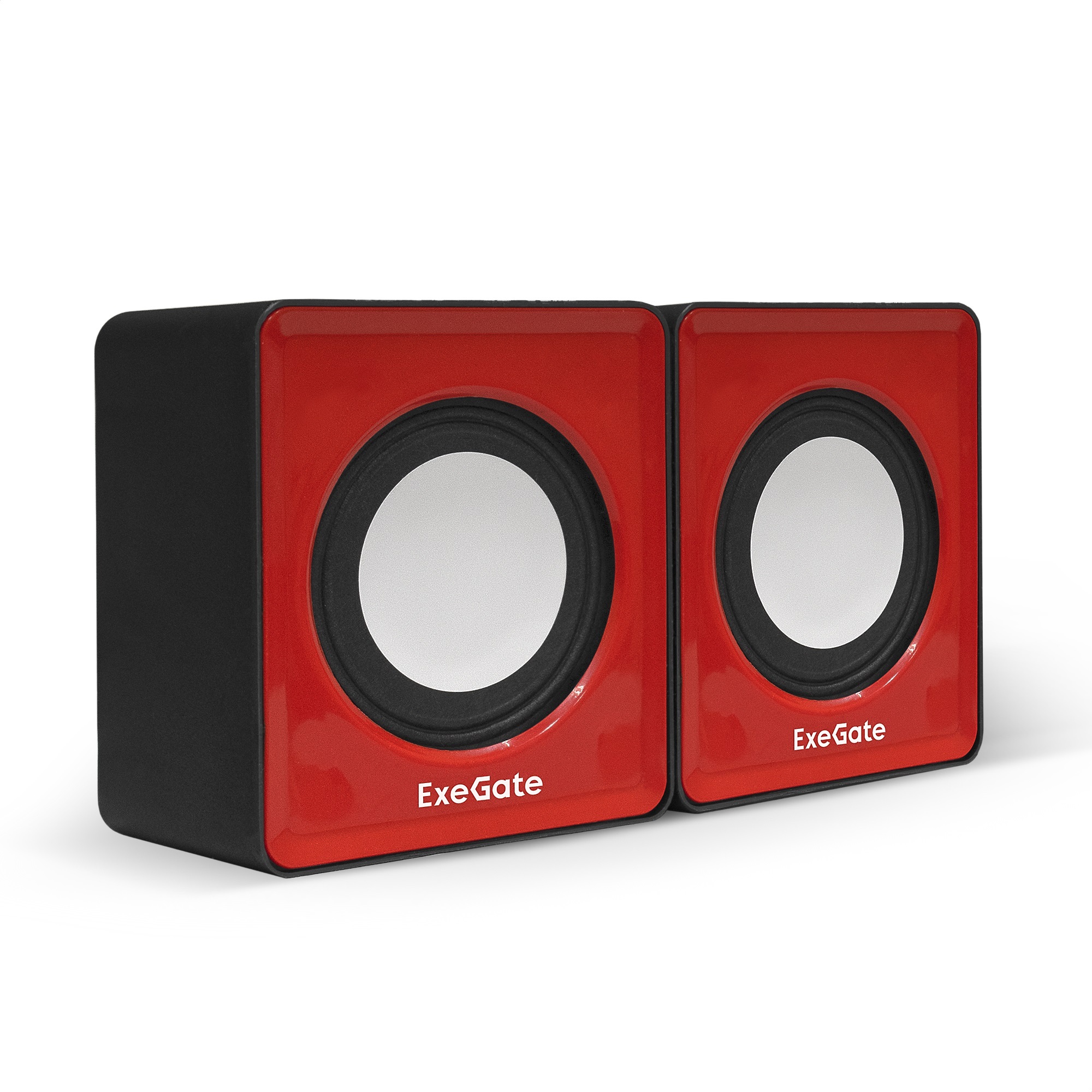 Акустическаясистема2.0ExeGateDisco140Red(питаниеUSB,2х3Вт(6ВтRMS),100-20000Гц,красный)