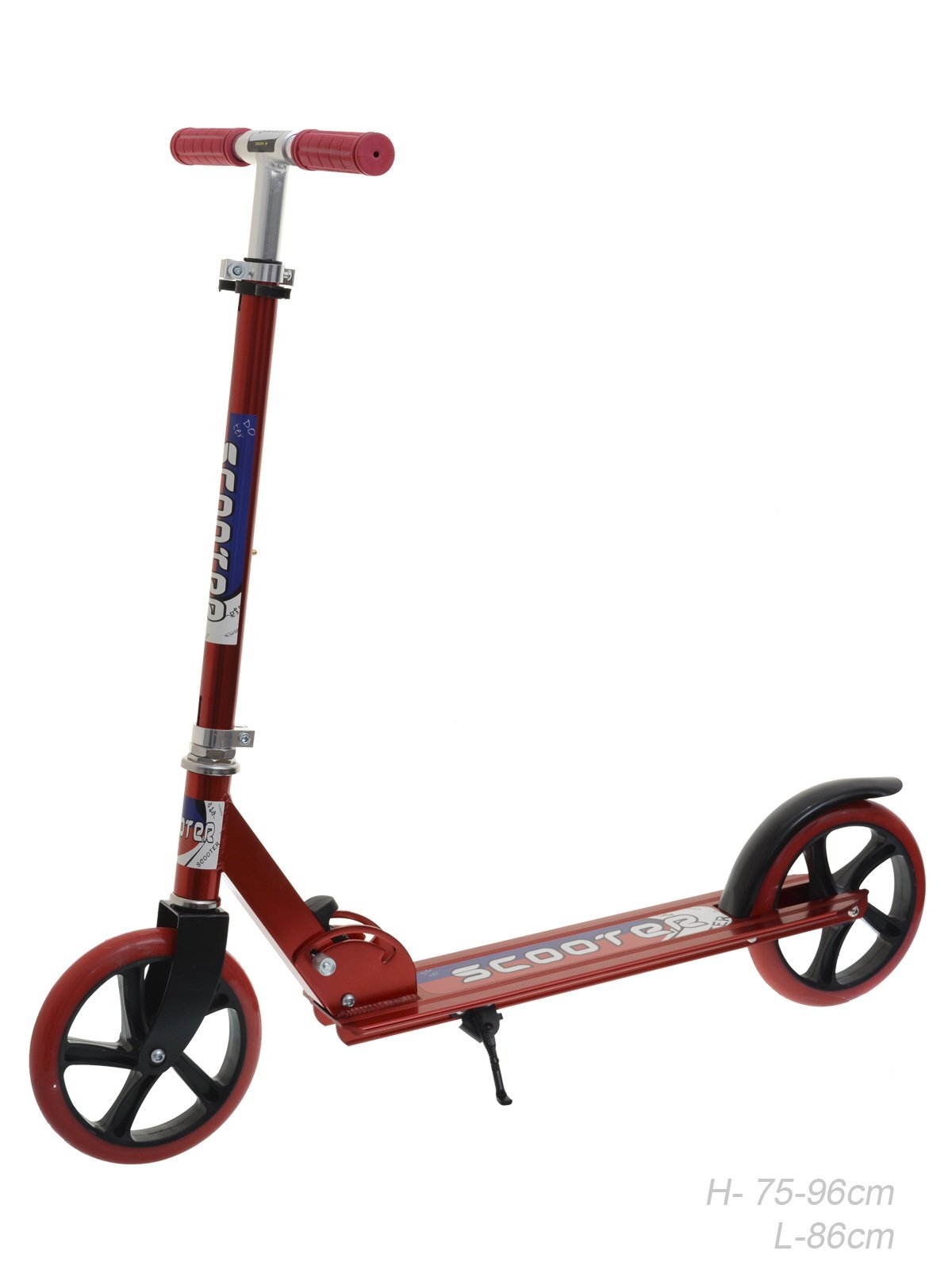 Самокат городской Scooter, красный, GT3623AR, 200мм Самокат городской Scooter, красный, GT3623AR, 200мм