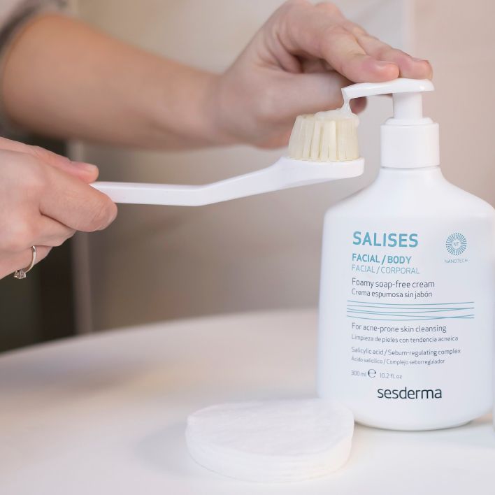 Sesderma SALISES Facial-body foamy soap-free cream - очищающая крем ...