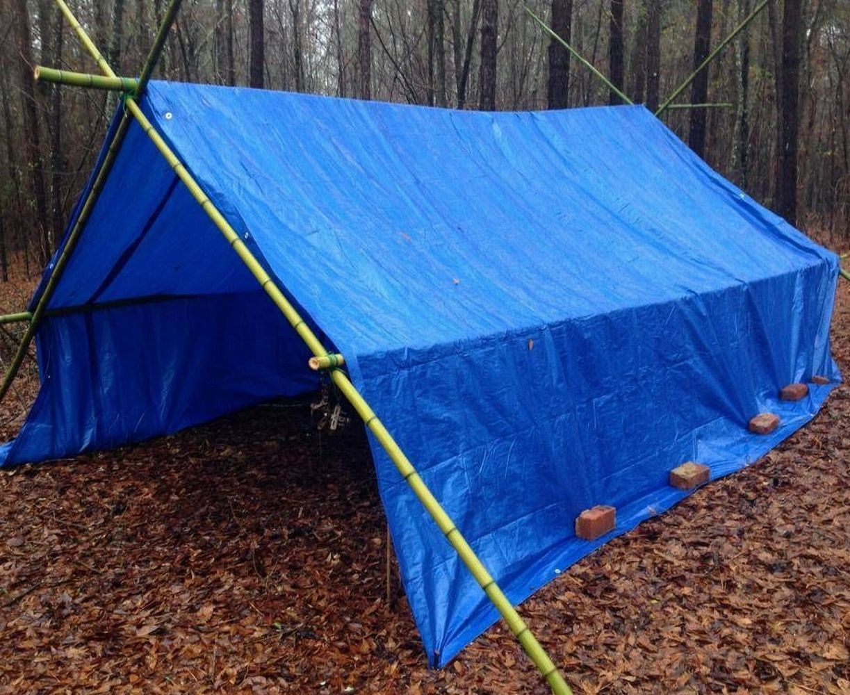 Палатка из тента