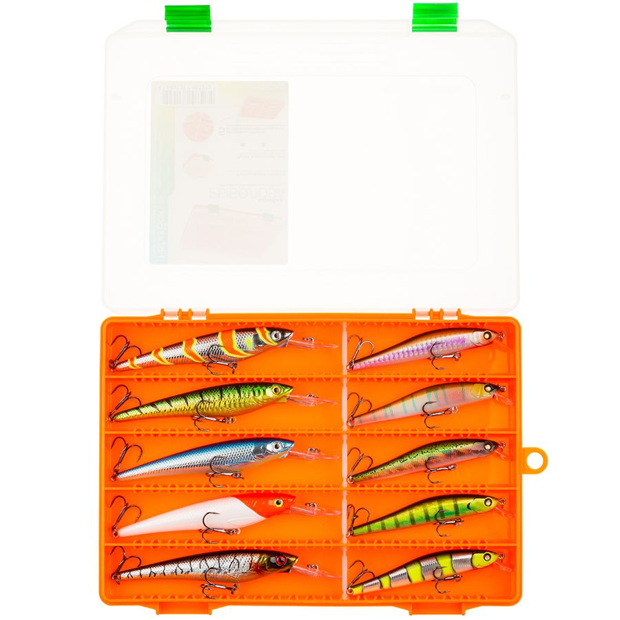 Коробка FisherBox 250sh цв. оранж (25х19х02)