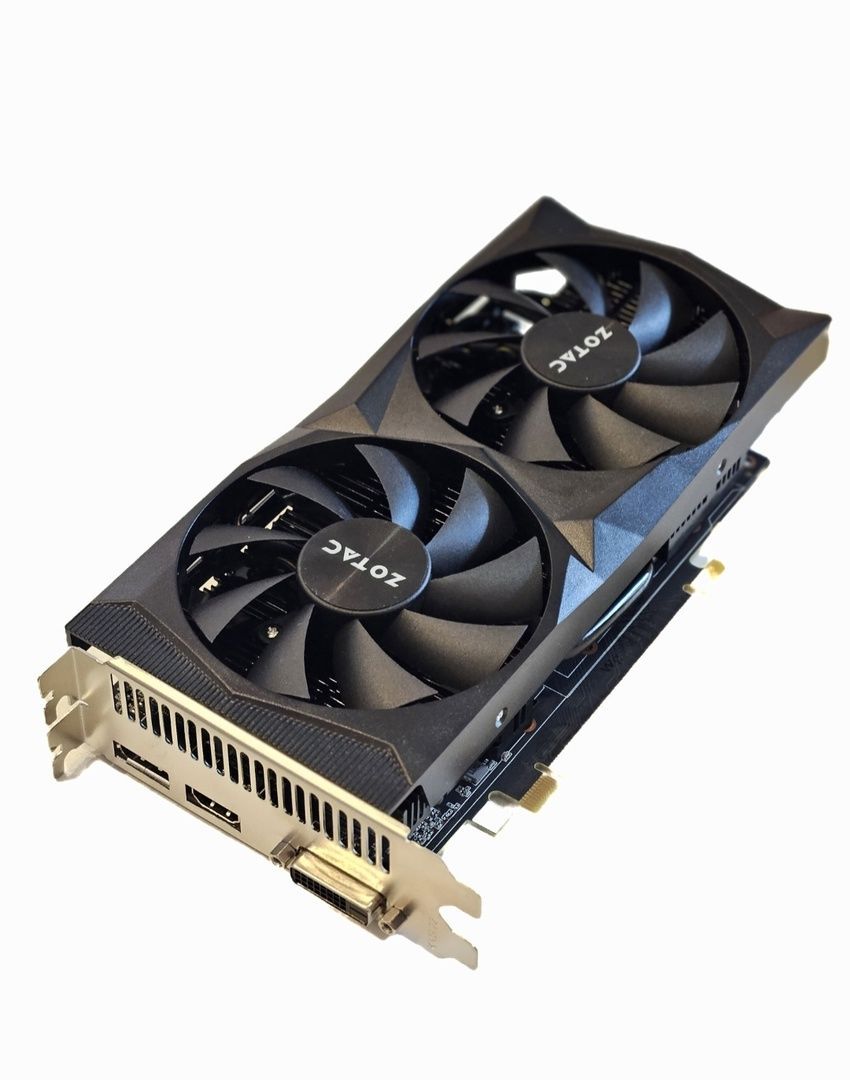 Видеокарта ZOTAC GeForce GTX 1660 SUPER, 6 ГБ PCI Express 3.0 HDMI