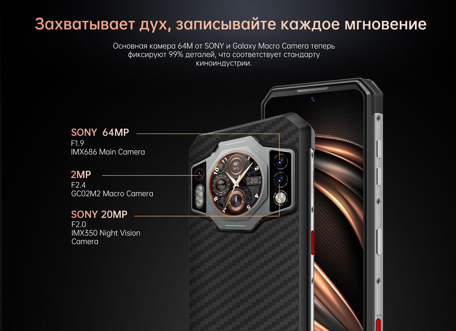 Смартфон Oukitel WP21 - купить по выгодной цене в интернет-магазине OZON  (1519887678)