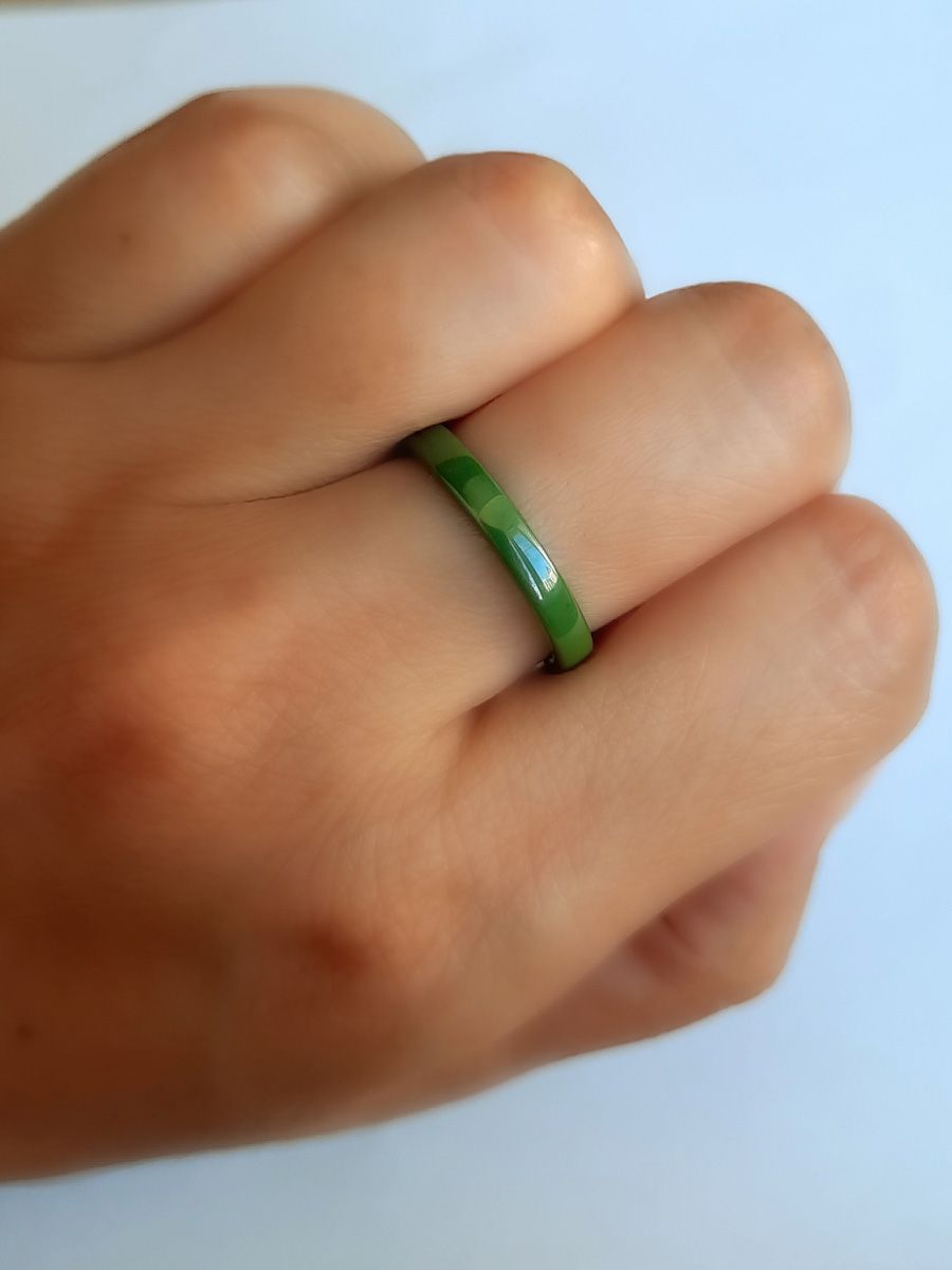 Кольцо зеленая керамика Ceramique/ Керамическое колечко / украшениебижутерия, тонкое кольцо размер 17 - купить с доставкой по выгодным ценам винтернет-магазине OZON (388460028)