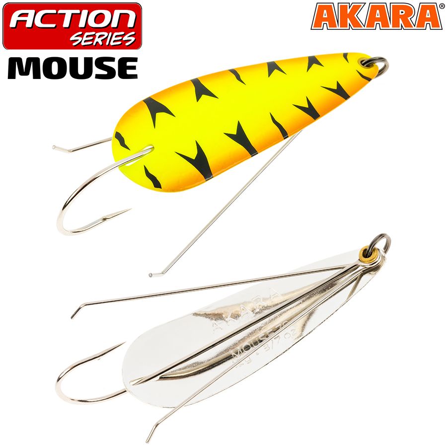 Блесна колеб. незац. Akara Action Series Weedless Mouse 70 18гр. 9/14oz. 04
