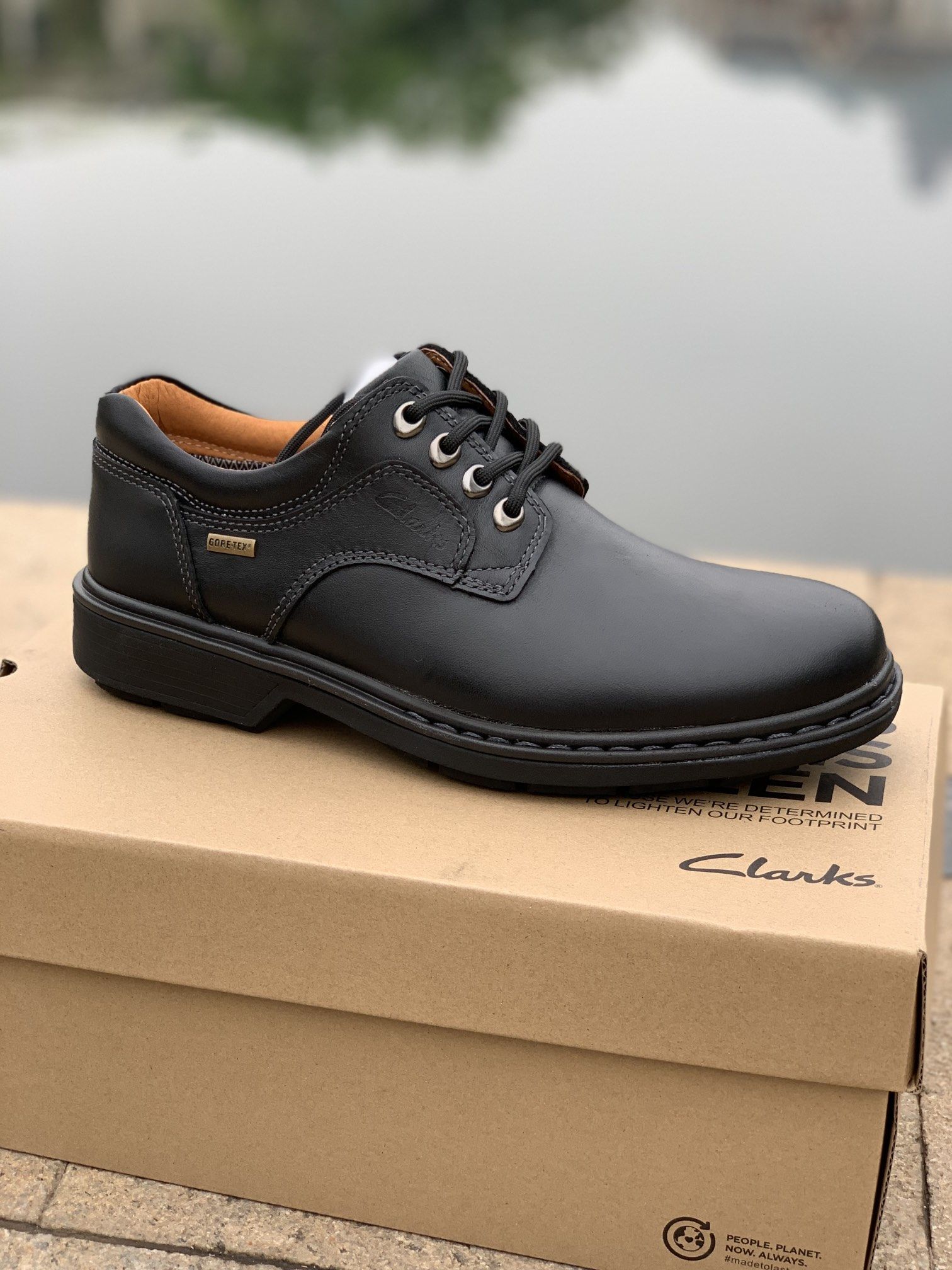 Clarks rockie deals lo gtx black