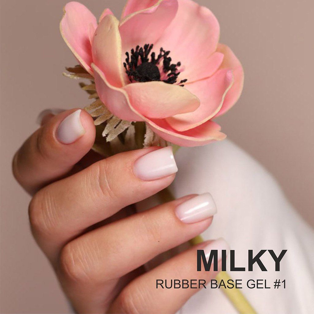 FOXY EXPERT ::: 15 мл. Молочная камуфлирующая каучуковая база для ...