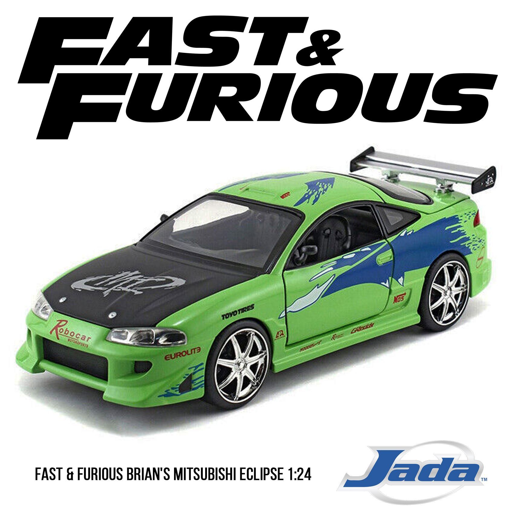Коллекционная модель Митсубиши Эклипс Fast & Furious Brians