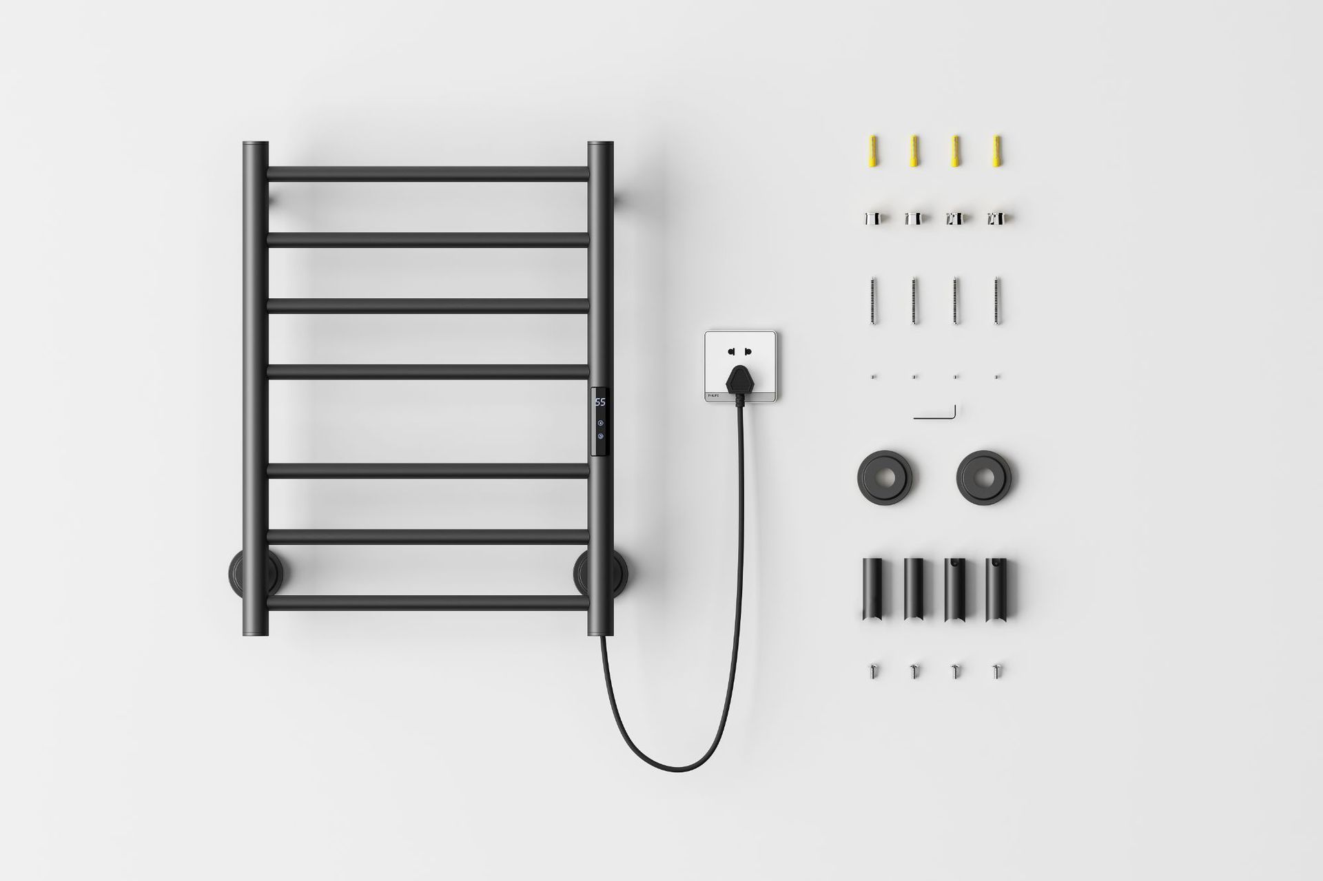 Полотенцесушитель Электрический ALEX Technology 450мм 105мм - купить по ...