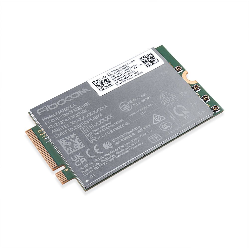 Tarjeta 5G Fibocom FM350-GL Para HP EliteBook 830/835 G8/G9, ProBook X14/X16 - Wi-Fi Y Móvil, Mini PCIe