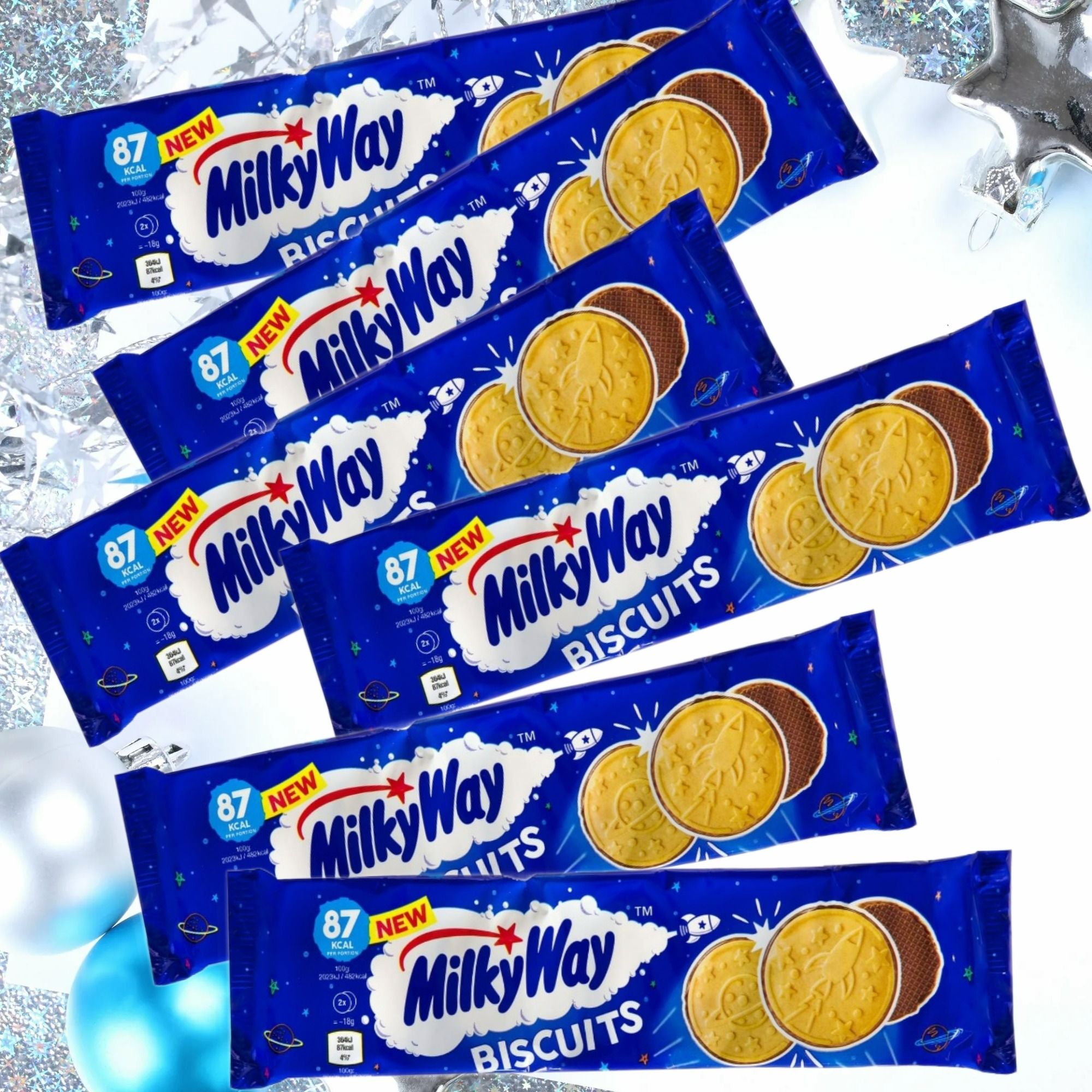 Шоколадное печенье Milky Way Biscuits, 6 шт - купить с доставкой по ...