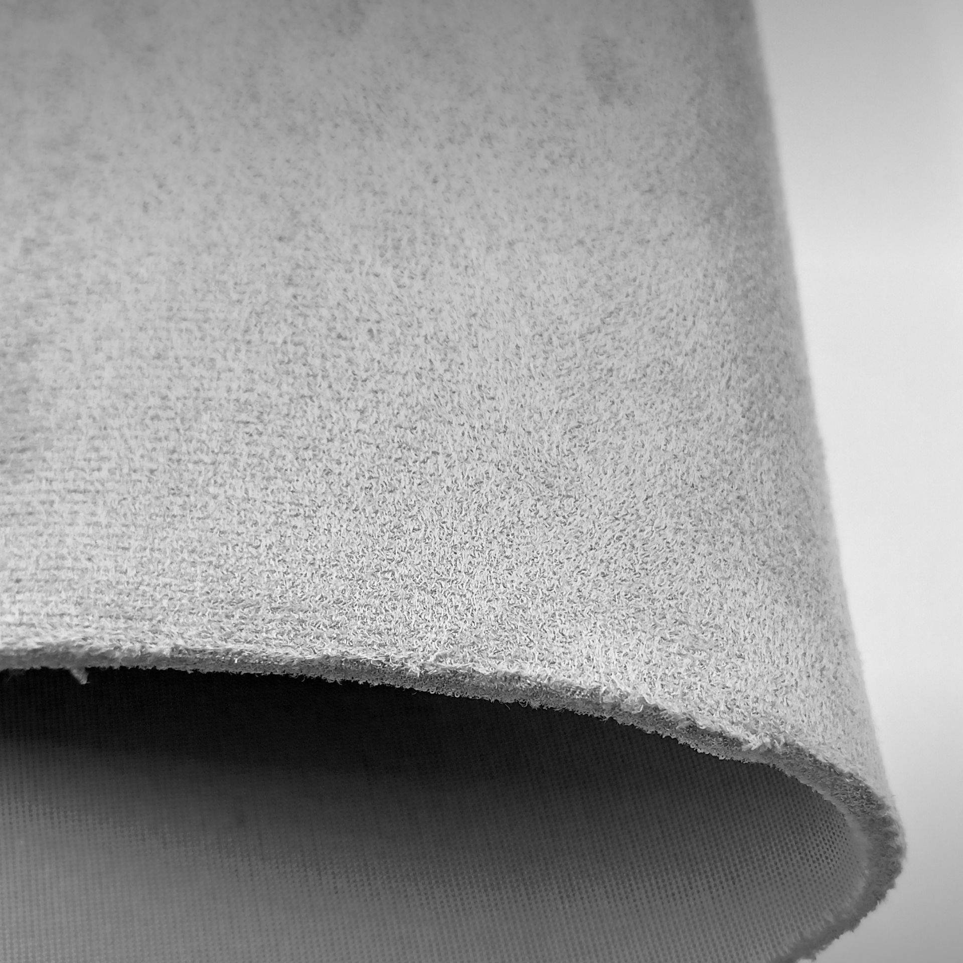 Алькантара Светло-серый - 300 х 150 см, искусственная замша на поролоне ...