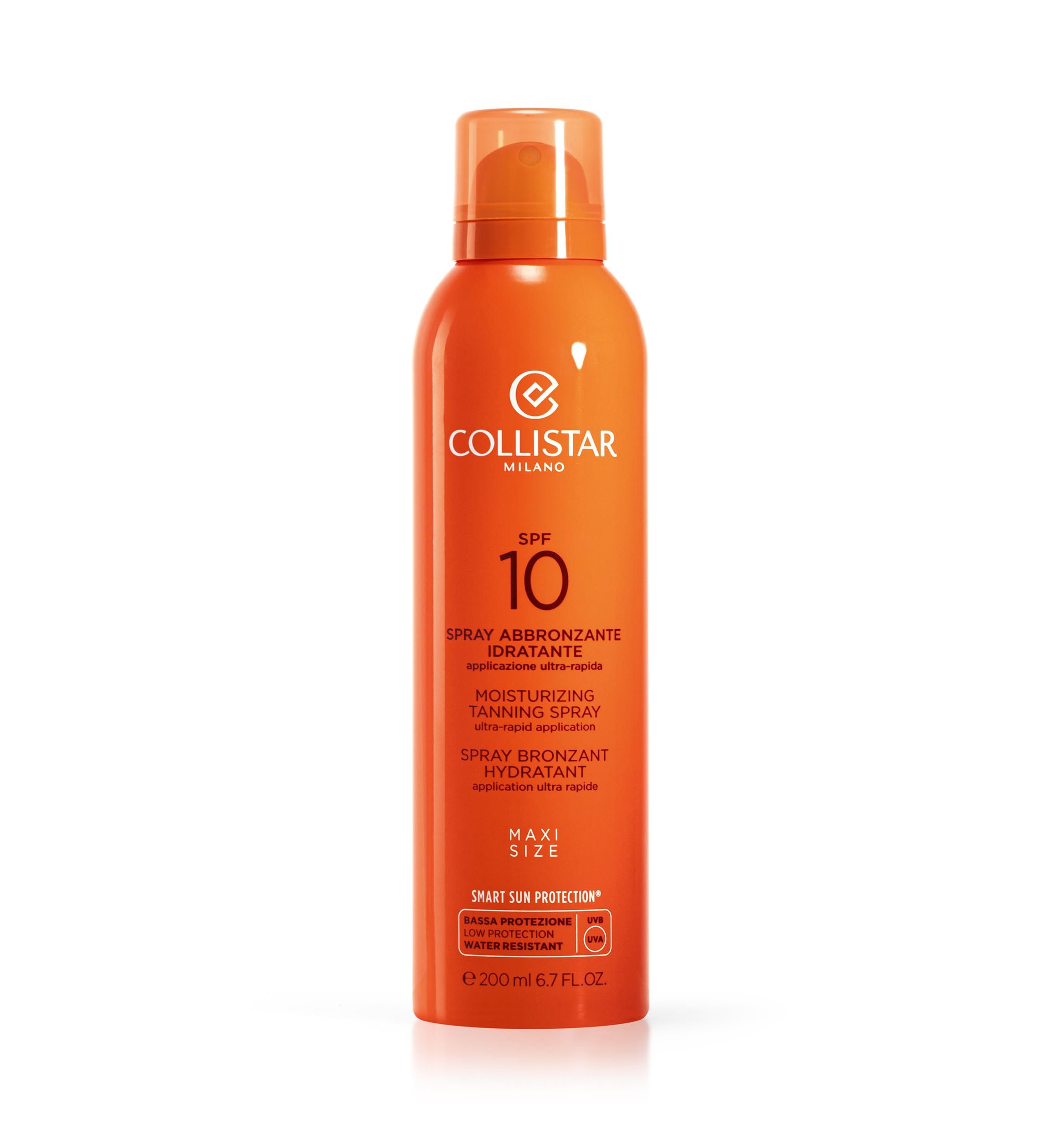 Collistar - Moisturizing Tanning Spray SPF10 Увлажняющий спрей для загара 200 мл купить
