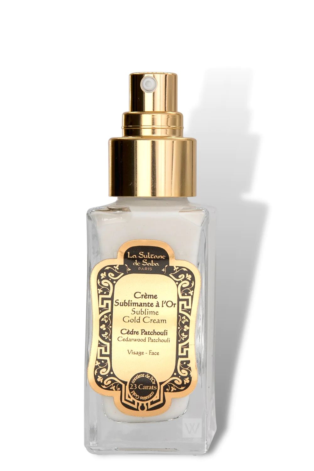 LA SULTANE DE SABA CREME SUBLIMANTE A L'OR SUBLIME GOLD CREAM CEDRE ET PATCHOULI - Крем для лица 50 мл LA SULTANE DE