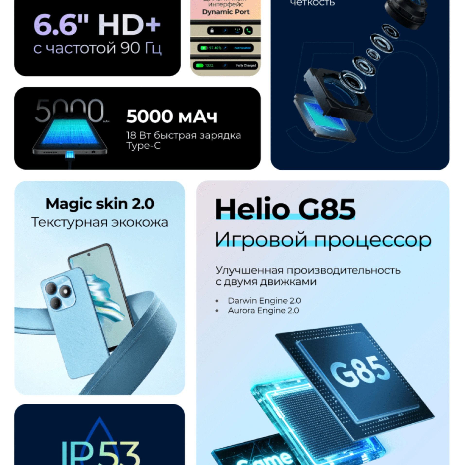 Смартфон Tecno KJ5n - купить по выгодной цене в интернет-магазине OZON ...