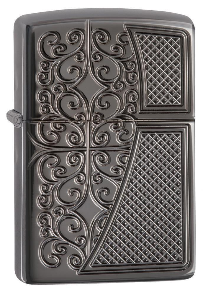 Зажигалка бензиновая ZIPPO Armor Black Ice #1