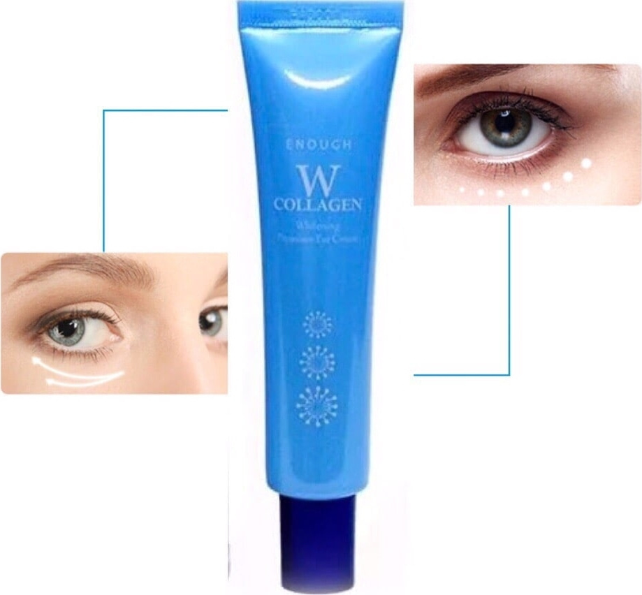 ENOUGH Крем для глаз увлажняющий с коллагеном W 30мл Collagen Whitening Premium Eye Cream  #1