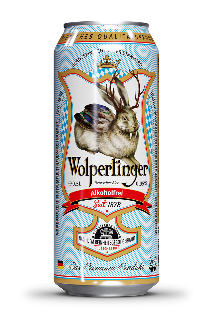 Пиво безалкогольное светлое Wolpertinger Alkoholfrei, 6 шт по 0.5л #1