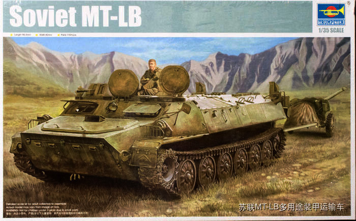 Сборная модель военной техники Trumpeter Soviet MT-LB (МТ-ЛБ), масштаб ...
