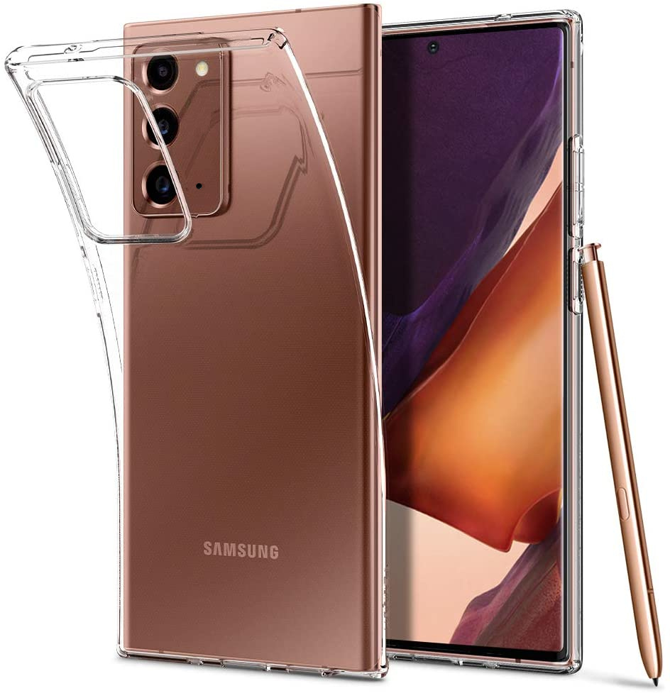 Силиконовый чехол для Samsung Galaxy Note 20, прозрачный - купить с  доставкой по выгодным ценам в интернет-магазине OZON (200752824)