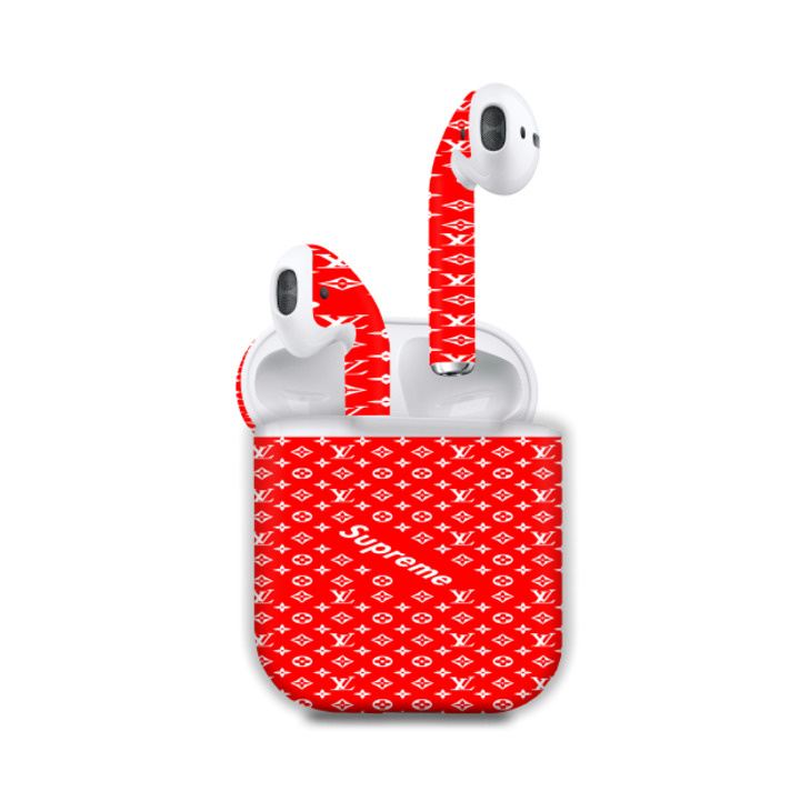 Чехол-наклейка виниловый SKINZ для Apple AirPods 1 SUPREME RED