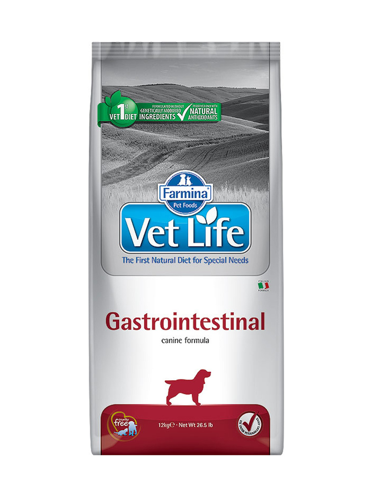 Сухой диетический корм для собак Farmina Vet Life Canine Gastro ...