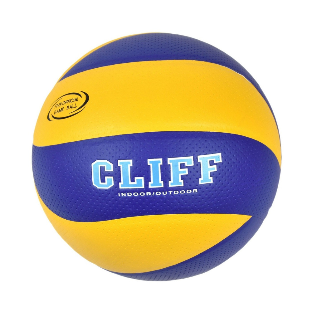 Мяч волейбольный CLIFF SPORT MVA-_MVA250-0, 5 размер, синий, желтый купить  по выгодной цене в интернет-магазине OZON (709205077)