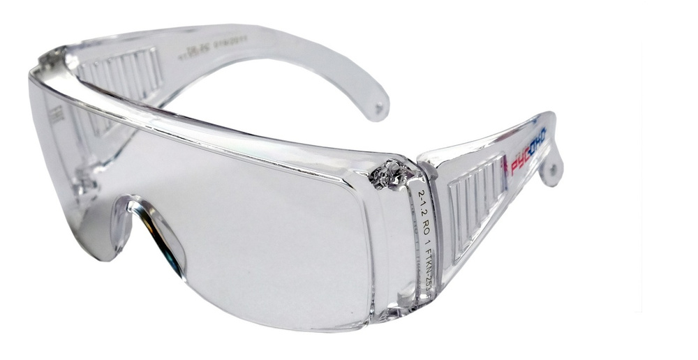РУСОКО Очки защитные открытого типа Спектр Прозрачный, белый / защитные очки / очки защитные с панорамным #1