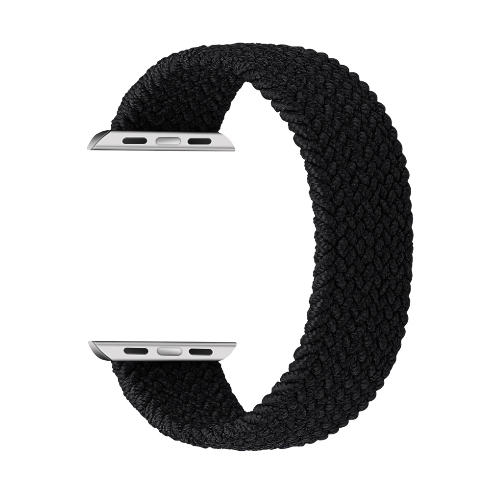  Ремешок Band Mono для Apple Watch 38/40/41 mm, нейлоновый, черный, Deppa #1