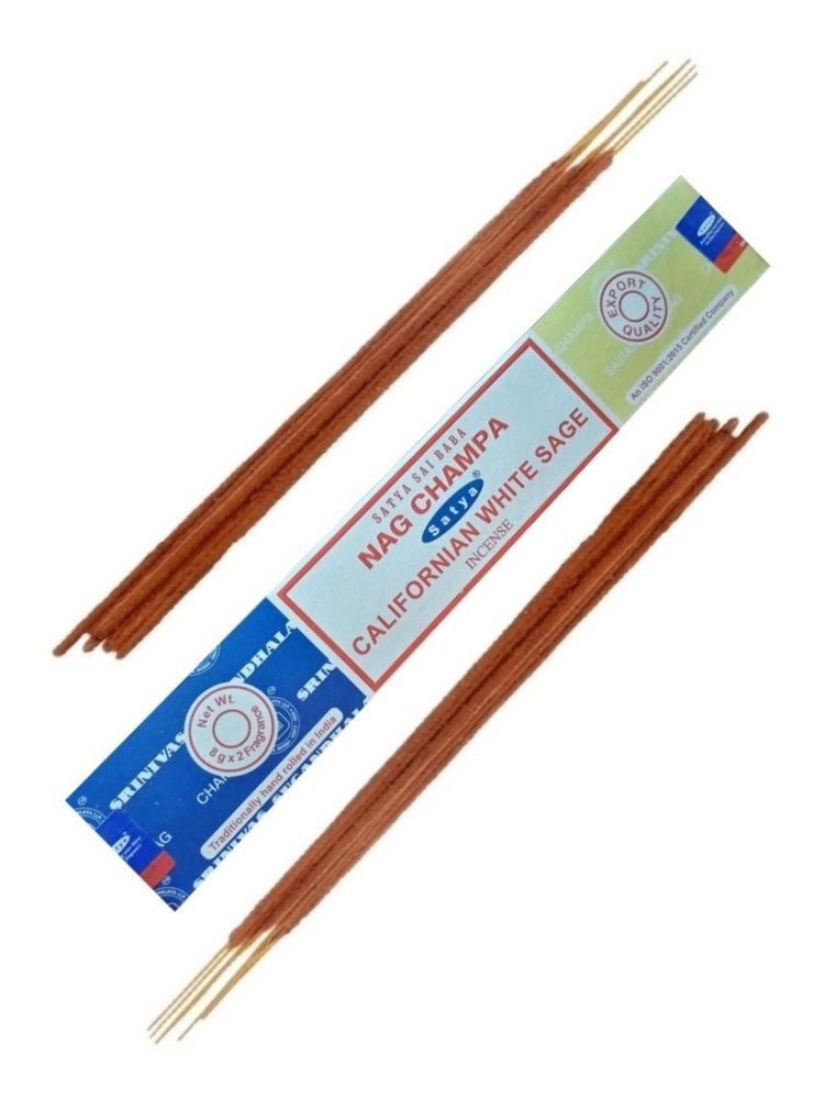 Благовония Комбо Сатья Наг Чампа и Шафран белый калифорнийский / Satya Nag Champa & Californian White #1