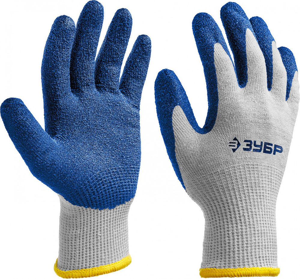 ЗУБР ЗАХВАТ, размер L-XL, перчатки с одинарным текстурированным нитриловым обливом 11457-XL  #1