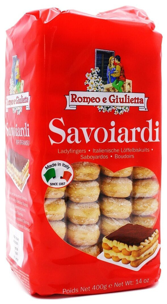 Печенье Romeo e Giulietta Савоярди для приготовления Тирамису 400г  #1