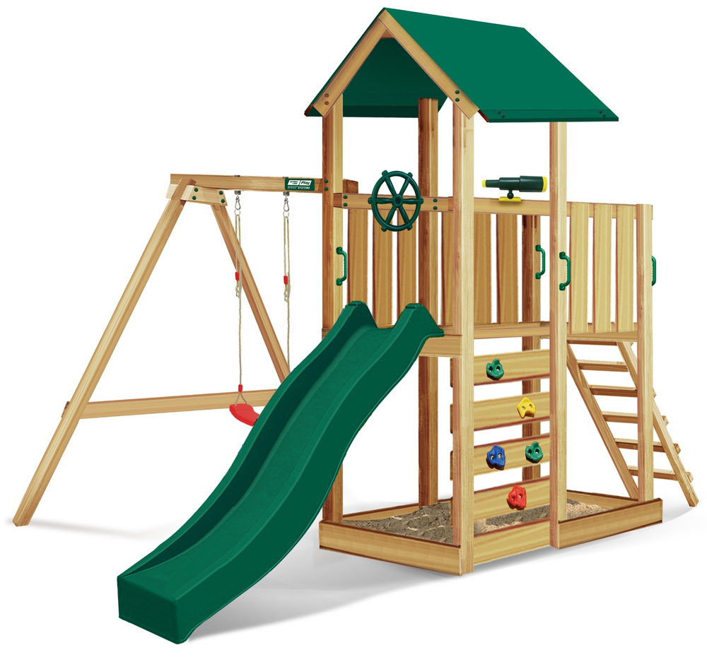 Детский игровой комплекс KIDS, игровая площадка из дерева для детей Start  Line (без покраски) - купить с доставкой по выгодным ценам в  интернет-магазине OZON (293819076)