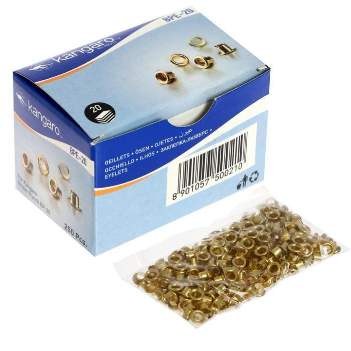 Люверсы (заклепки) к дыроколу, EP-20, 250 штук, на 20 листов ...