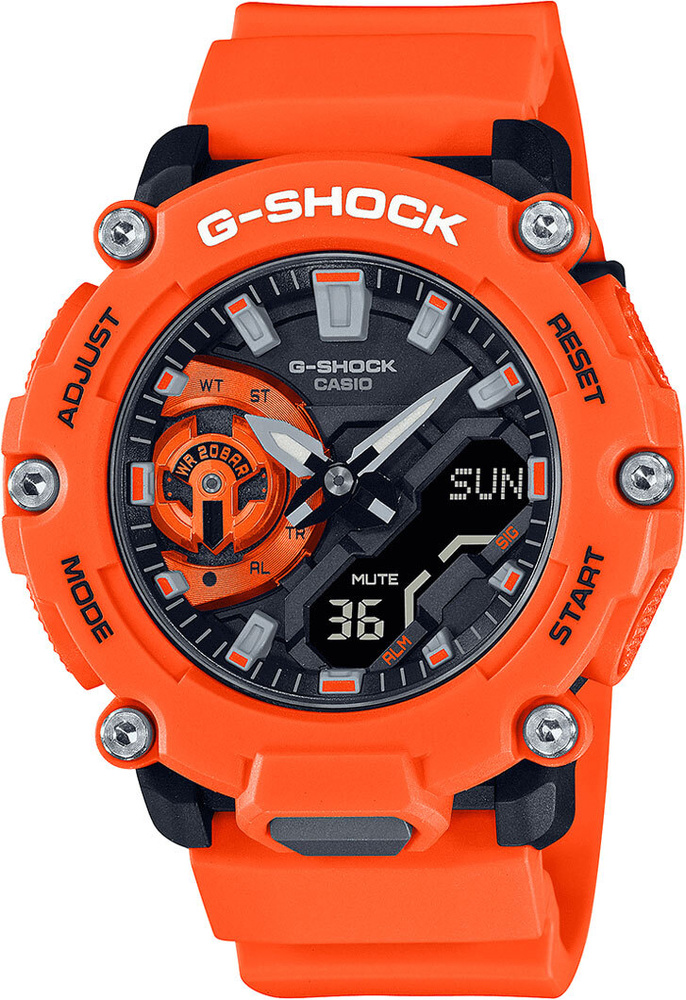 Японские наручные часы Casio G-Shock GA-2200M-4AER мужские кварцевые ...