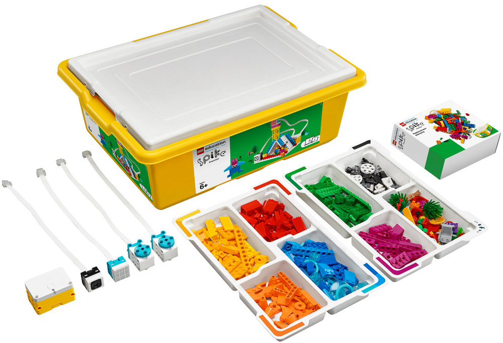 Программируемый робот на колёсах LEGO Education 45345. "Базовый набор SPIKE Старт"; Развивающий детский #1