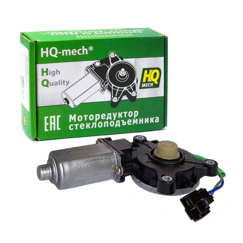 Мотор стеклоподъемника левый HQ-96355, моторедуктор Chevrolet