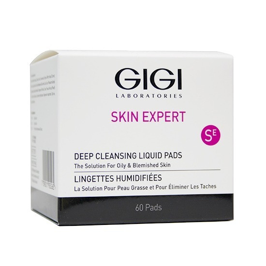 GiGi (Джи Джи) Очищающие ватные диски для лица Skin Expert Deep Cleansing Liquid Pads 60 шт  #1