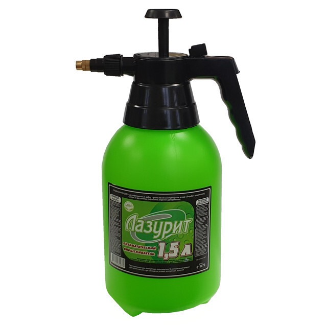Опрыскиватель пневматический Лазурит 1,5 л помповый распылитель для ...