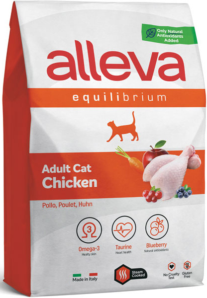 Корм Alleva Equilibrium Adult Cat Chicken для взрослых кошек, курица, 400 г  #1