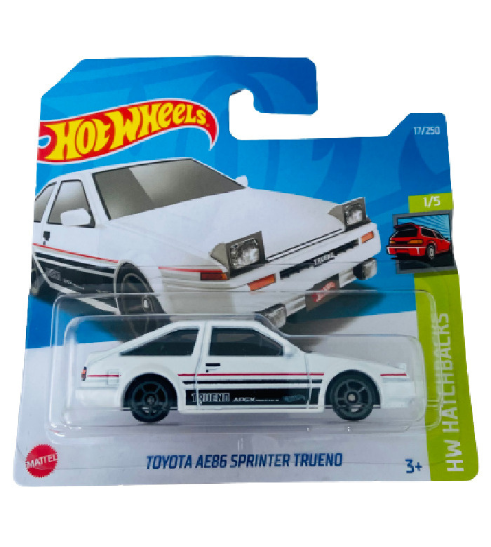 HCV01 Машинка металлическая игрушка Hot Wheels коллекционная модель TOYOTA AE86 SPRINTER TRUENO белый #1