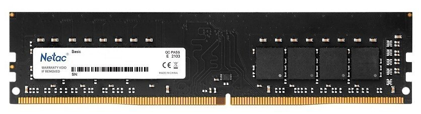 Netac Оперативная память DDR4 2666 МГц 1x4 ГБ (NTBSD4P26SP-04) #1