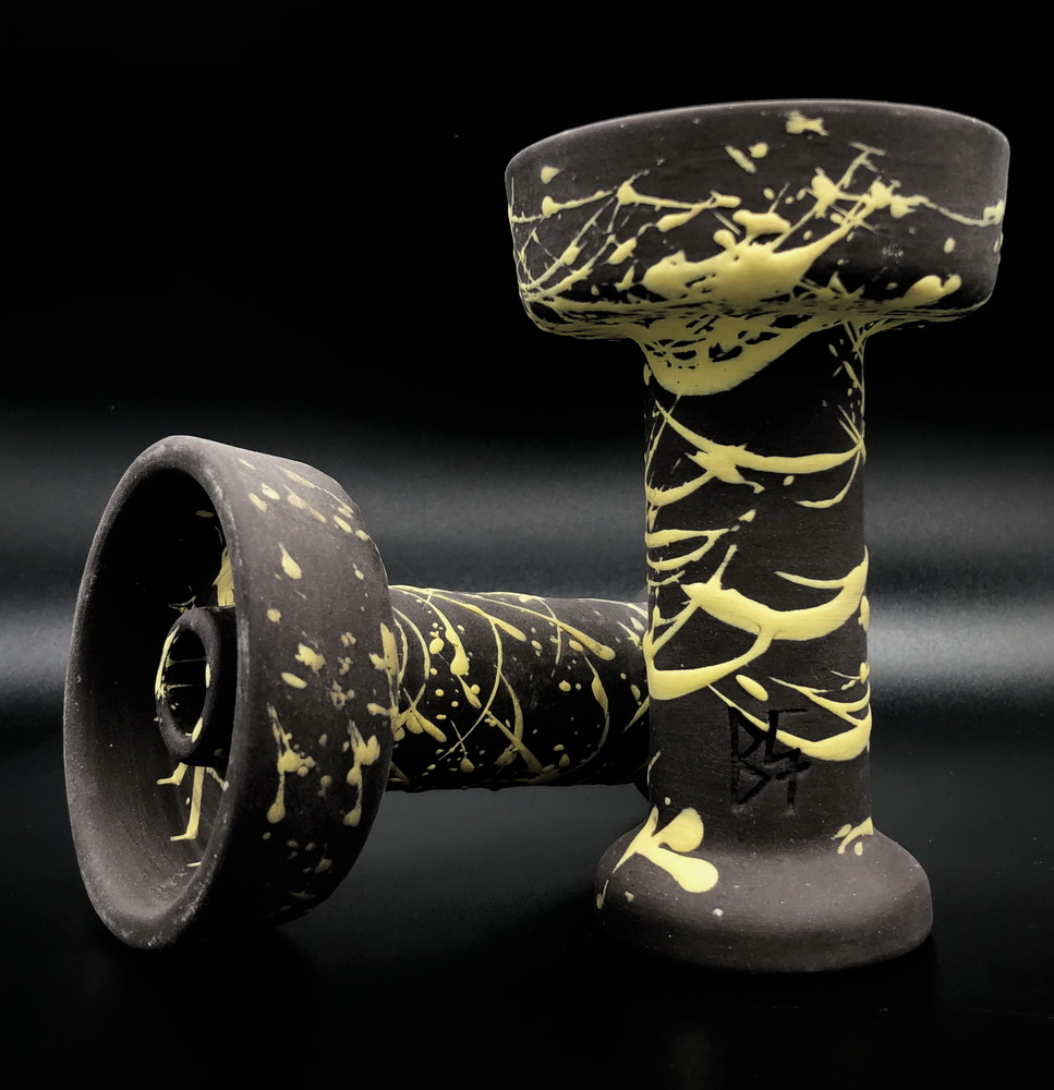 Чаша для кальяна BLACKSTONE flash Funnel yellow купить с доставкой по