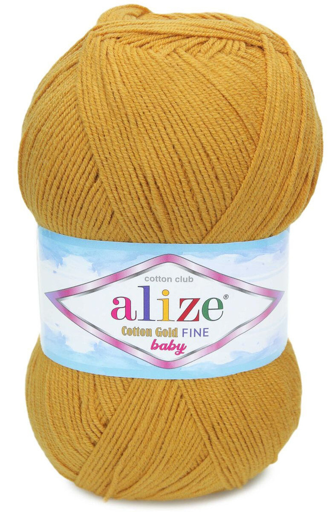 Lotto 3 Gomitoli Alize Cotton Gold Fine – 55% Cotone 45% Acrilico – Colore 43 Lilla – 100g 470m Cadauno – Per Uncinetto E Maglia - 3