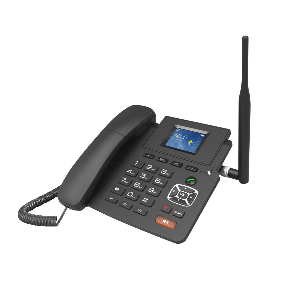 Радиотелефон,P03-4G 4GVOIP 2.4WiFi/4G/2SIP/3/ 100-240V,3-полосная  аудиоконференция / функция автоответчика